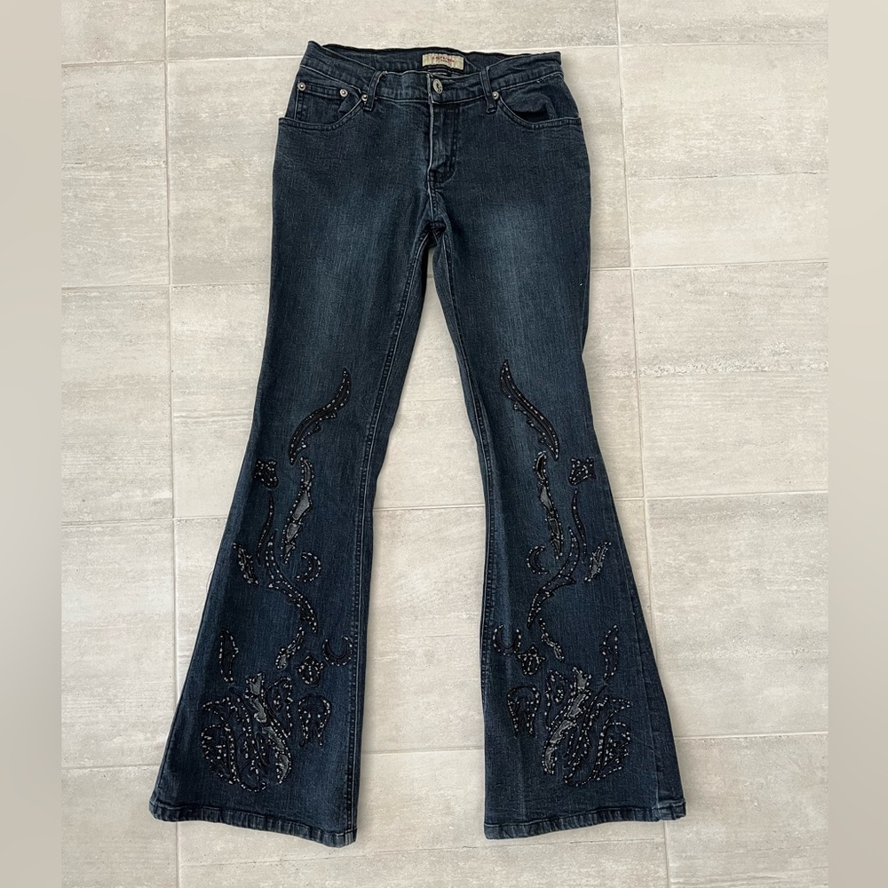 Y2K Beaded Jeans!